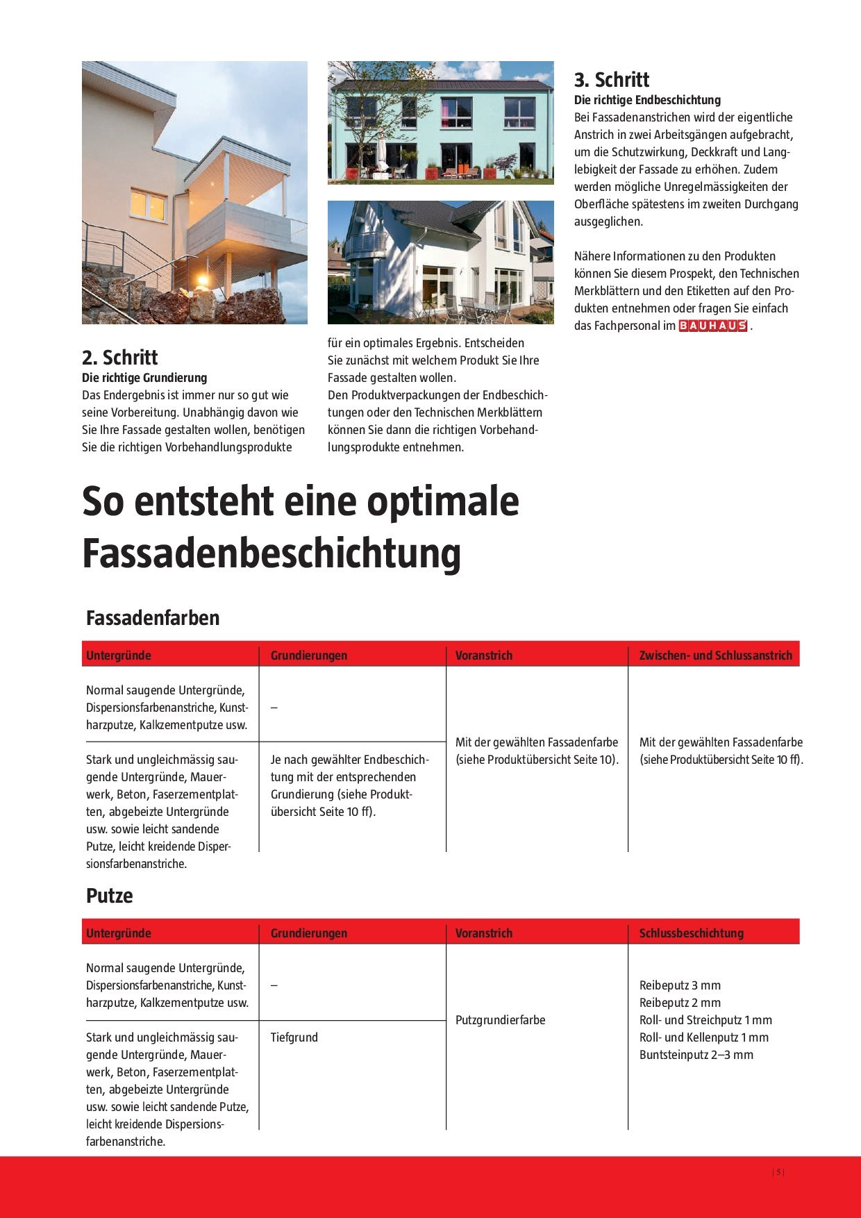 Prospekte Bauhaus. Seite 5.