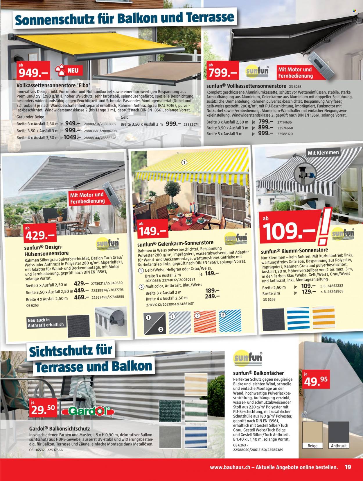 Prospekte Bauhaus - 2.5.2022 - 29.5.2022. Seite 19.