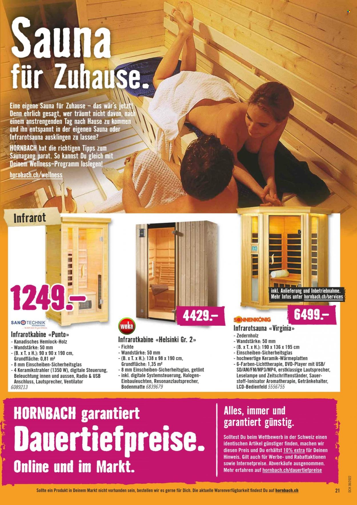 Prospekte Hornbach - 20.9.2022 - 19.10.2022. Seite 21.