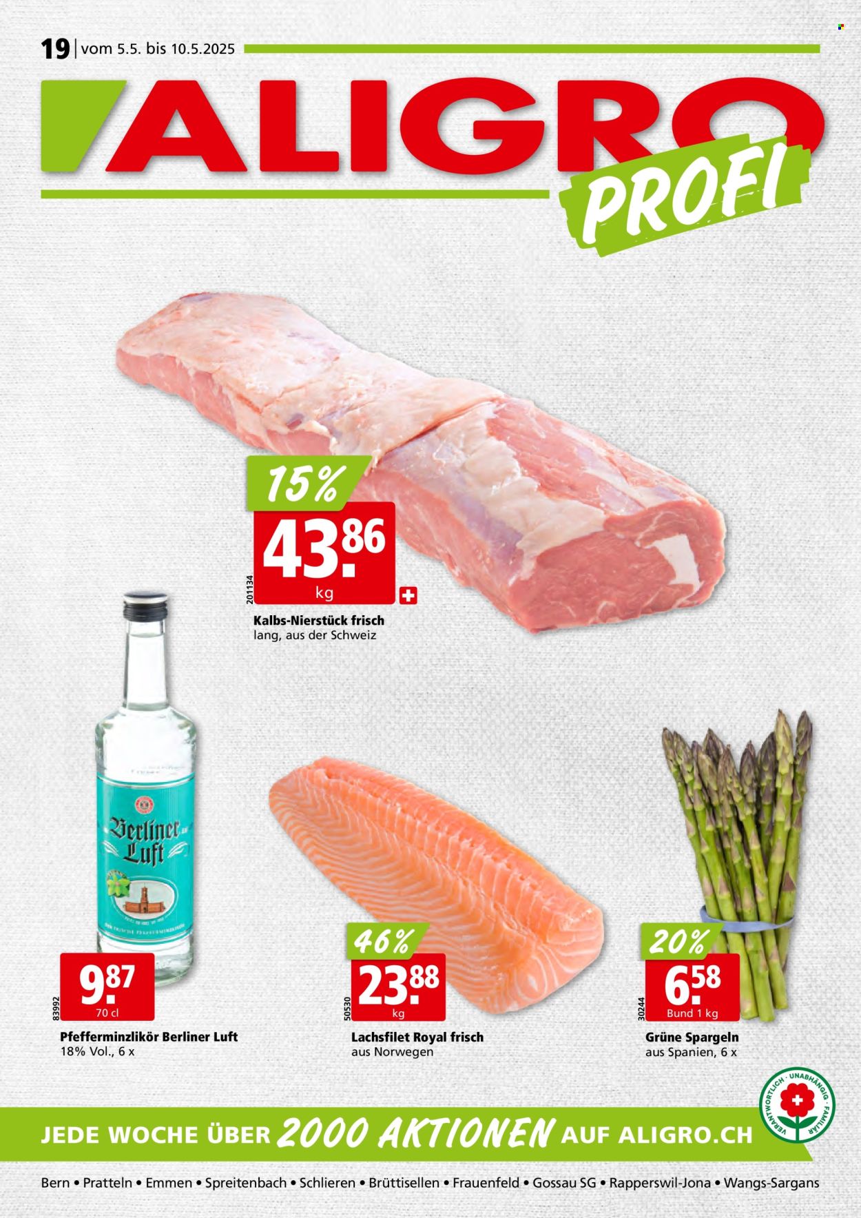 Prospekte ALIGRO - 5.5.2025 - 10.5.2025. Seite 1.