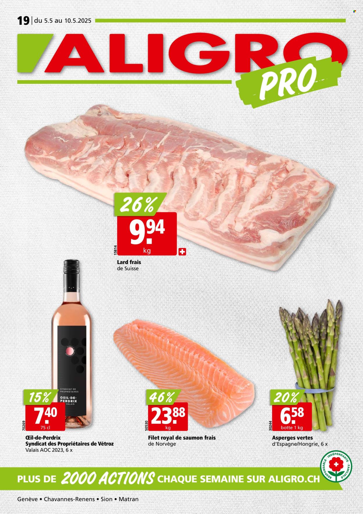 Prospekte ALIGRO - 5.5.2025 - 10.5.2025. Seite 1.