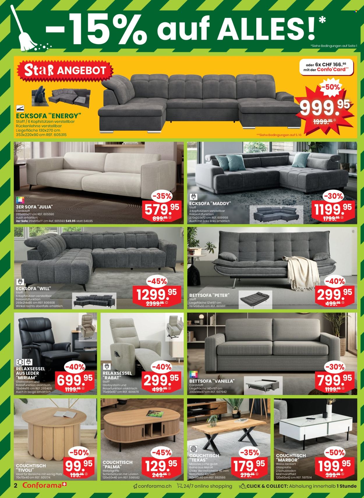 Prospekte Conforama - 30.4.2025 - 13.5.2025. Seite 2.