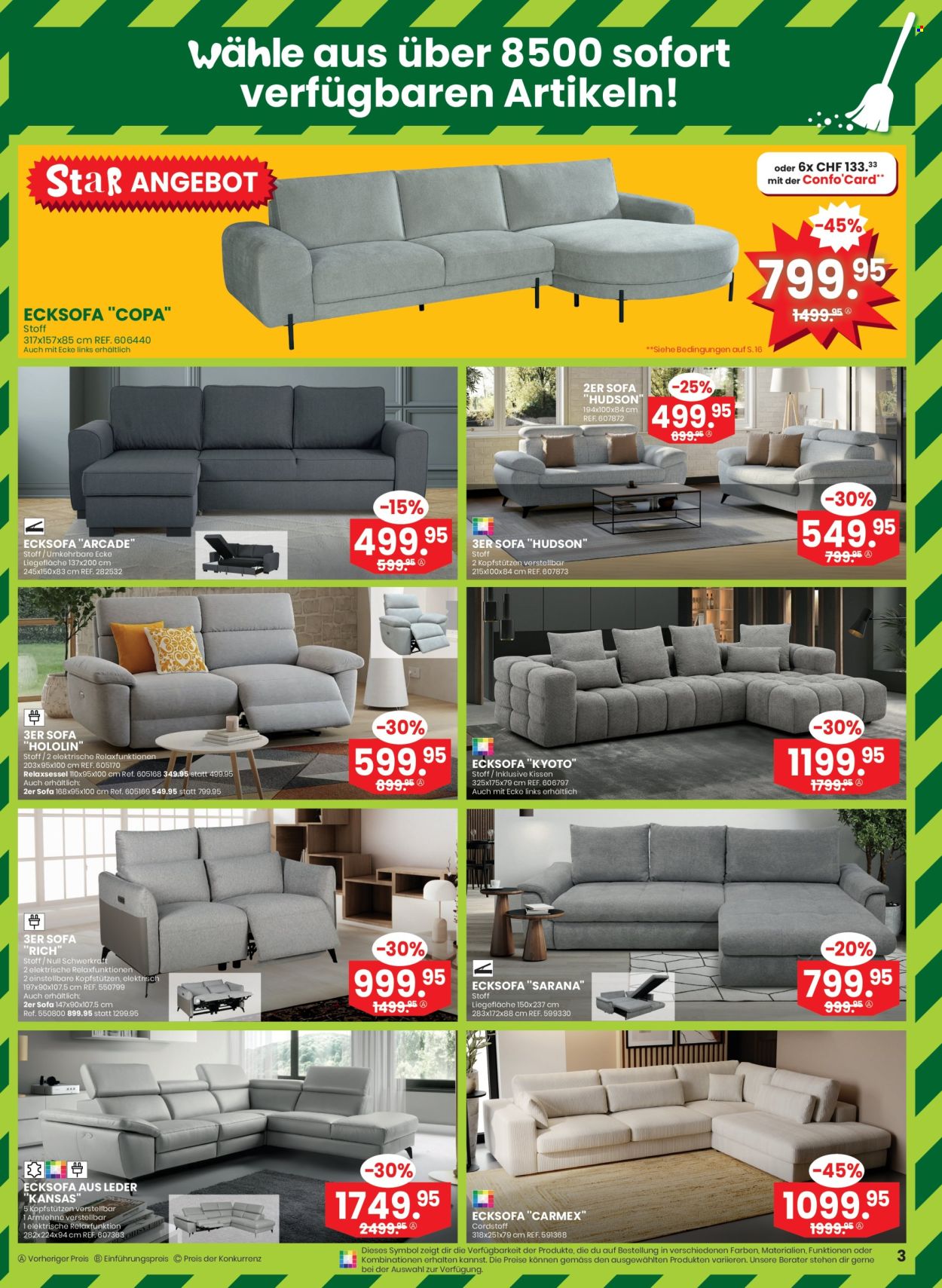 Prospekte Conforama - 30.4.2025 - 13.5.2025. Seite 3.