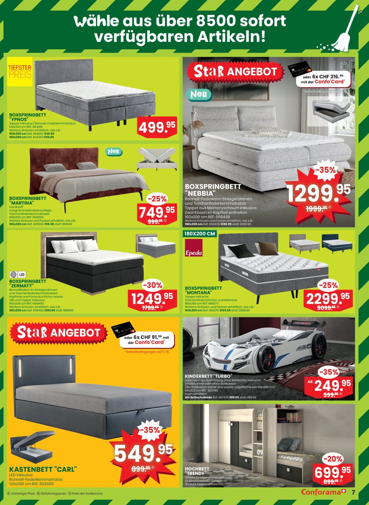 Prospekte Conforama - 30.4.2025 - 13.5.2025. Seite 7.