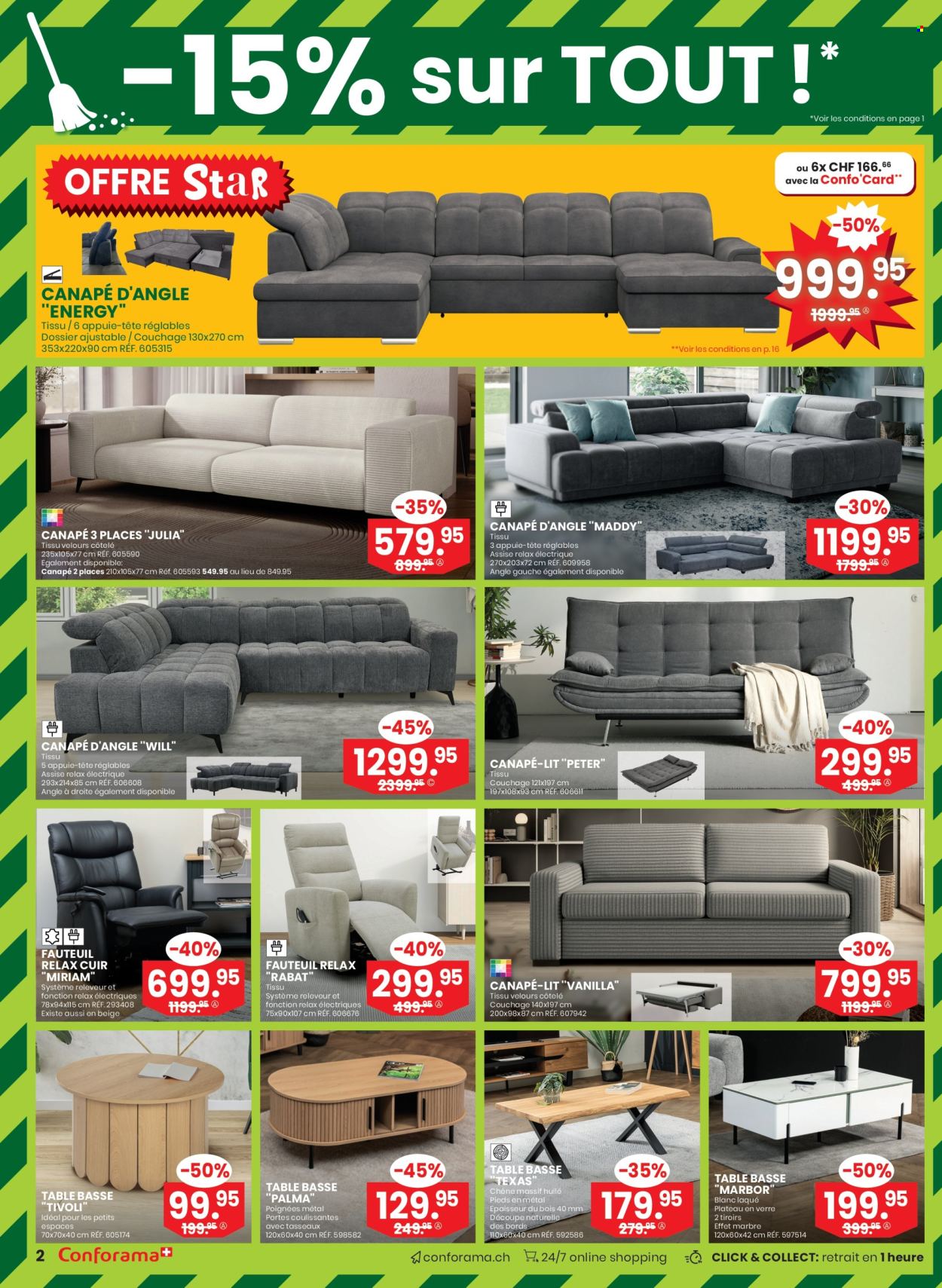 Prospekte Conforama - 30.4.2025 - 13.5.2025. Seite 2.