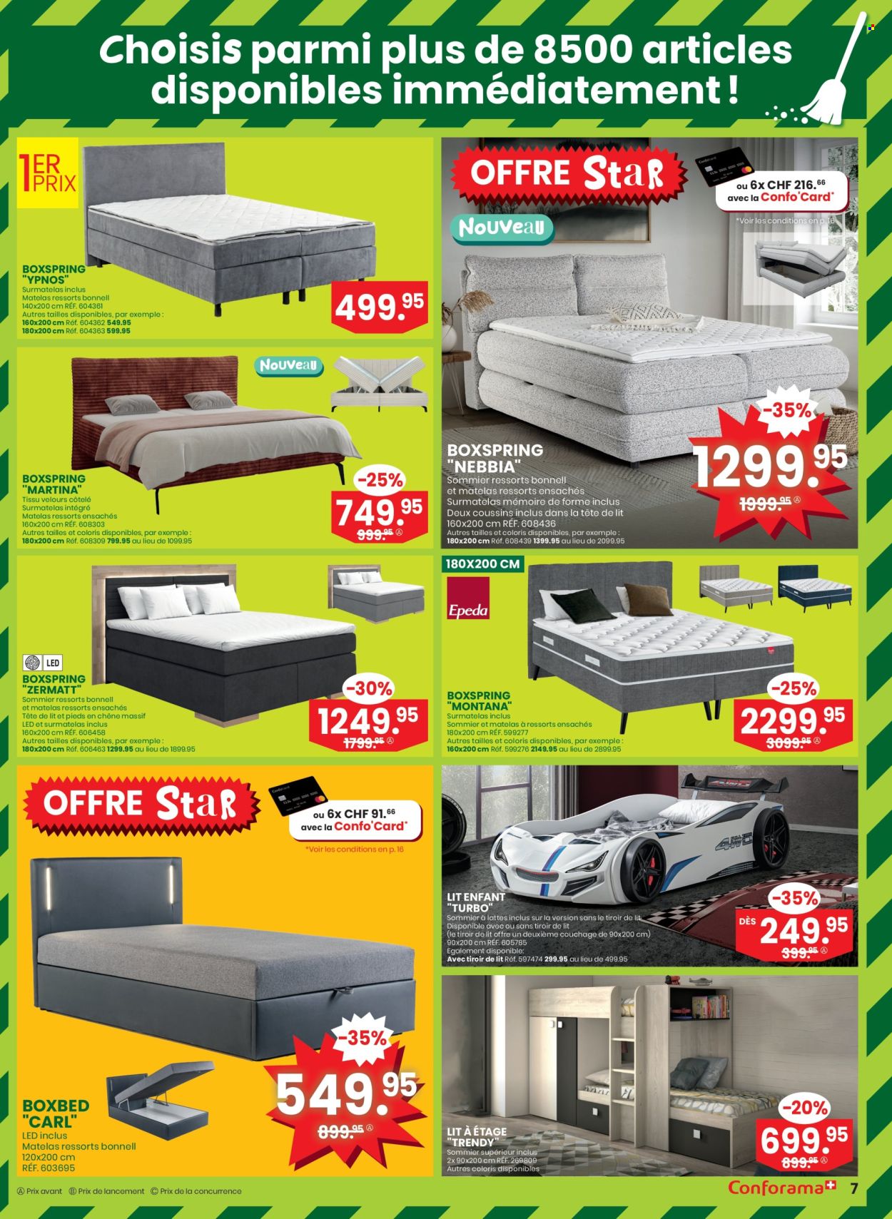 Prospekte Conforama - 30.4.2025 - 13.5.2025. Seite 7.
