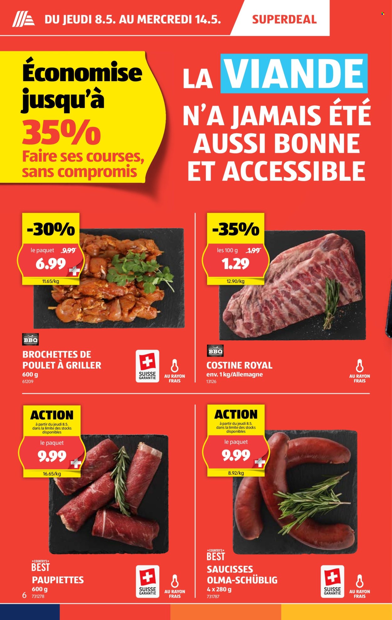 Prospekte Aldi - 8.5.2025 - 14.5.2025. Seite 6.