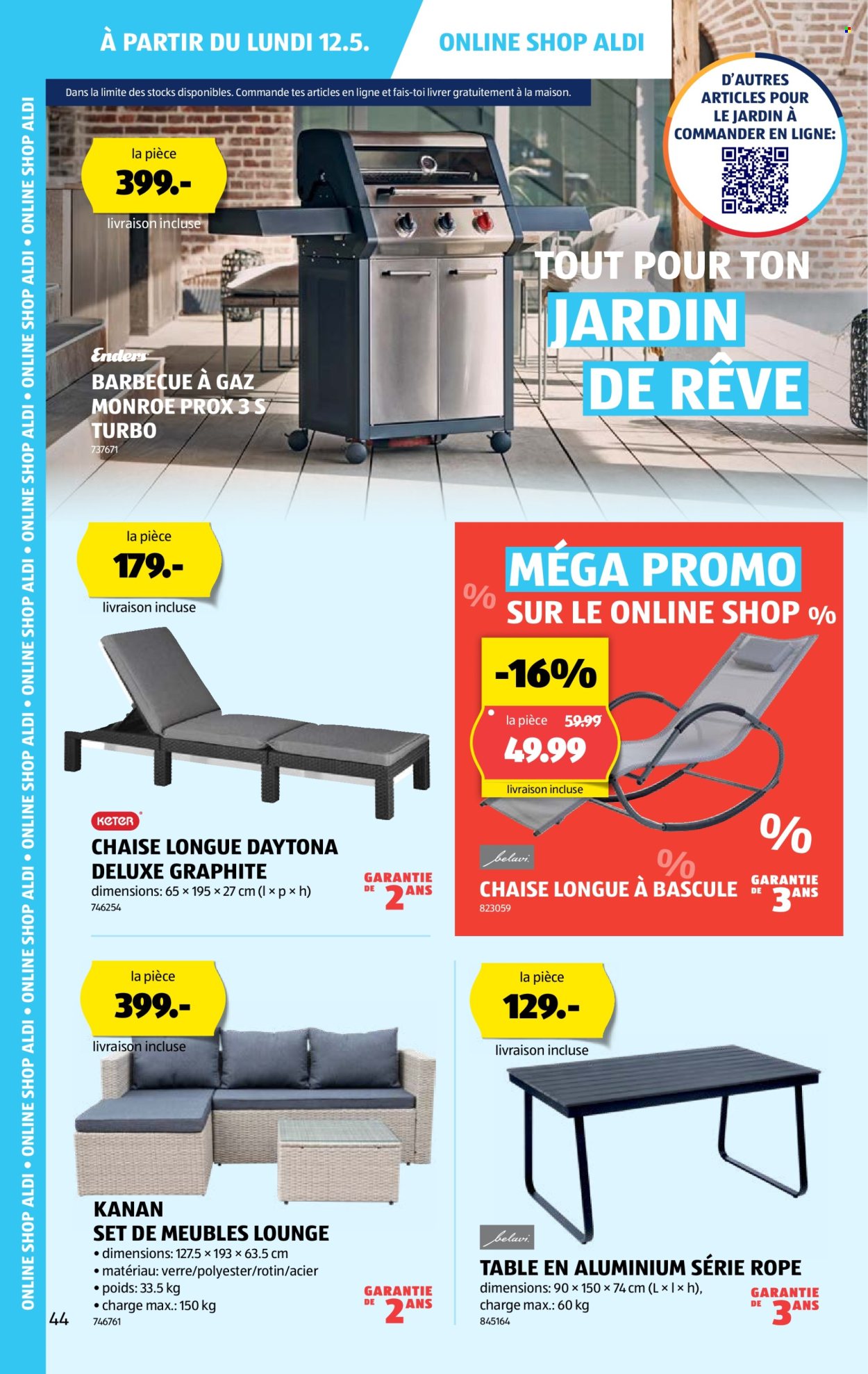 Prospekte Aldi - 8.5.2025 - 14.5.2025. Seite 44.
