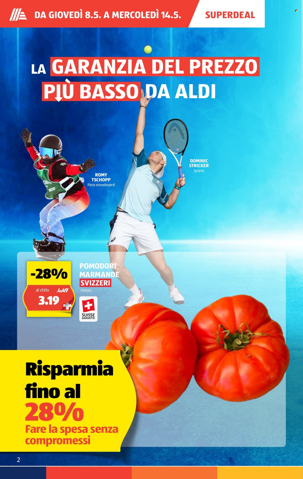 Prospekte Aldi - 8.5.2025 - 14.5.2025. Seite 2.