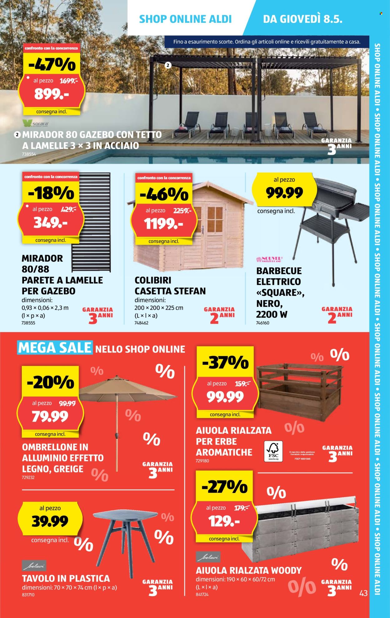 Prospekte Aldi - 8.5.2025 - 14.5.2025. Seite 43.