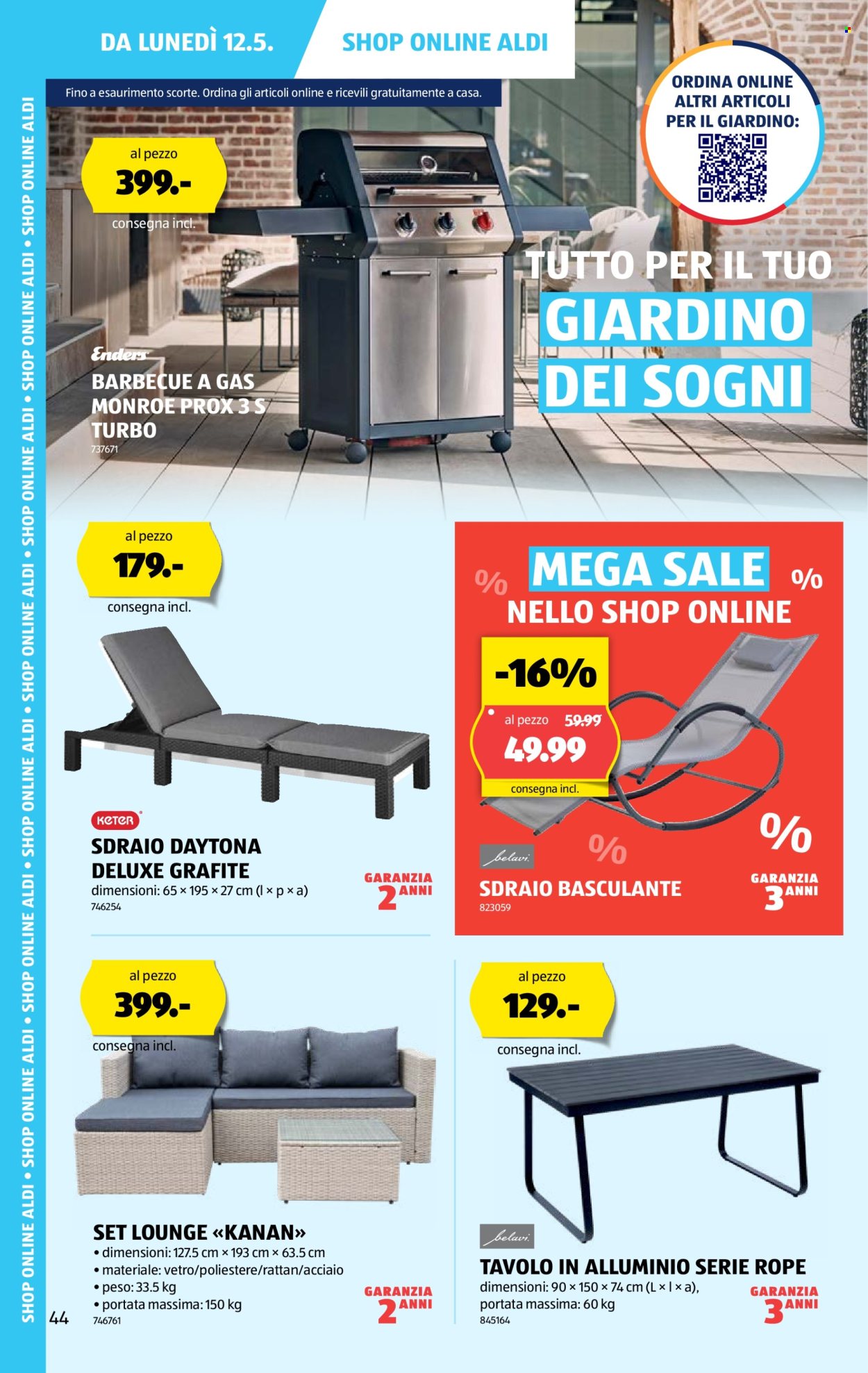 Prospekte Aldi - 8.5.2025 - 14.5.2025. Seite 44.