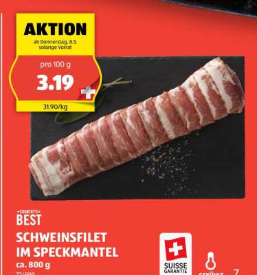 BEST SCHWEINSFILET IM SPECKMANTEL