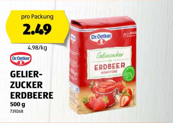 Dr. Oetker Gelierzucker Erdbeere