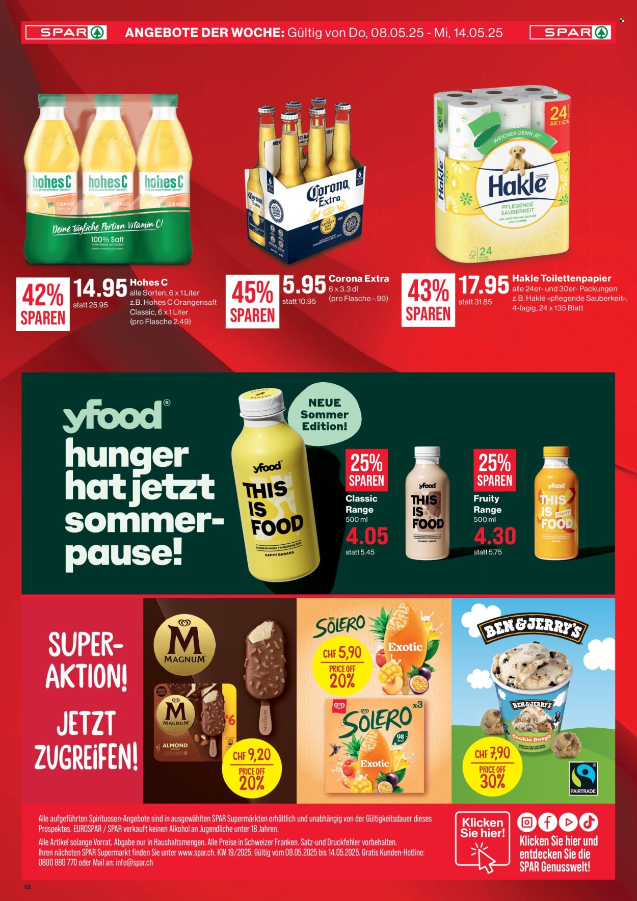 Prospekte SPAR - 8.5.2025 - 14.5.2025. Seite 18.