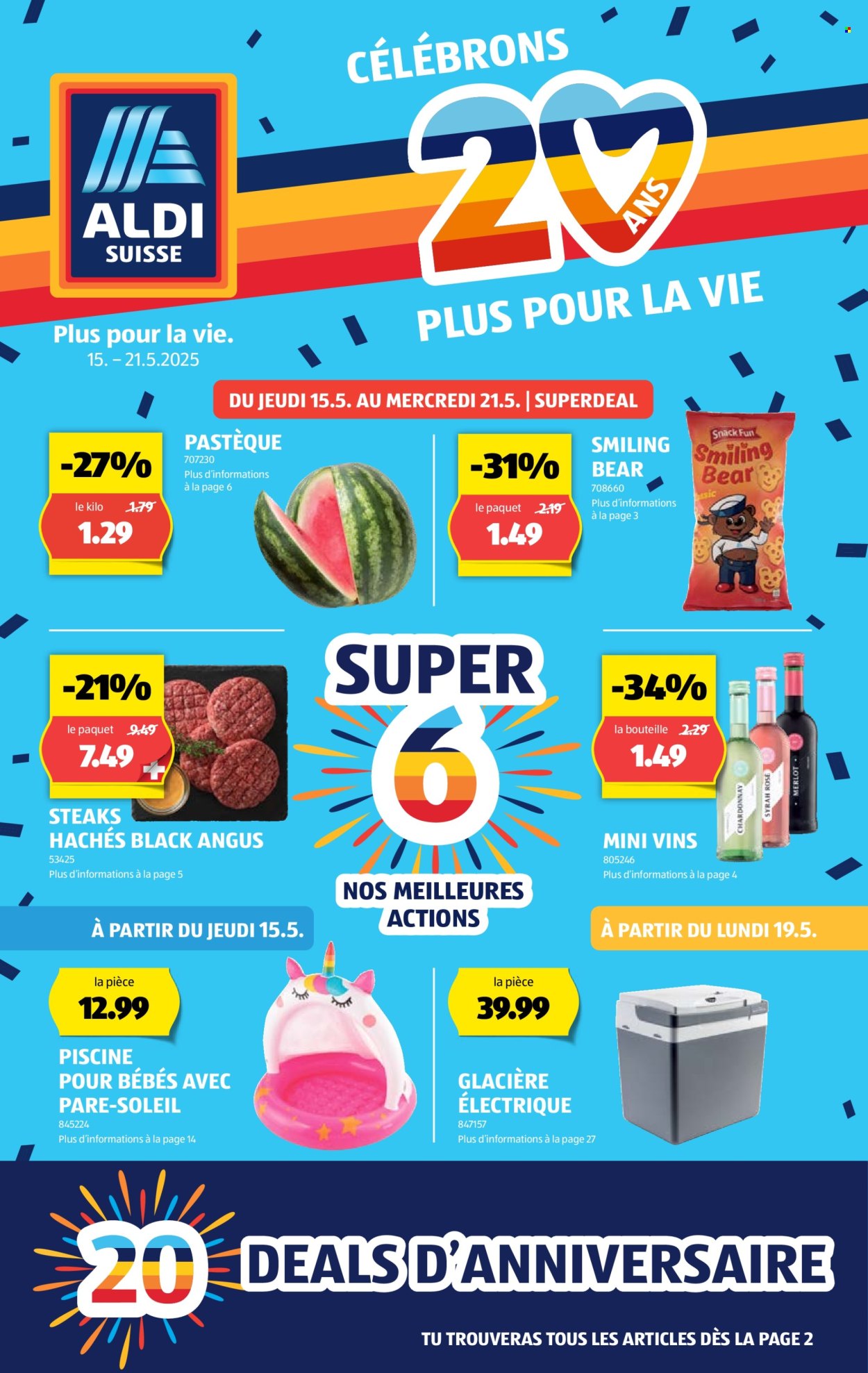 Prospekte Aldi - 15.5.2025 - 21.5.2025. Seite 1.