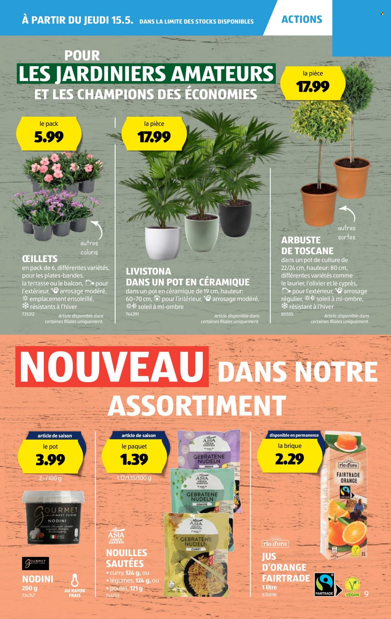 Prospekte Aldi - 15.5.2025 - 21.5.2025. Seite 9.