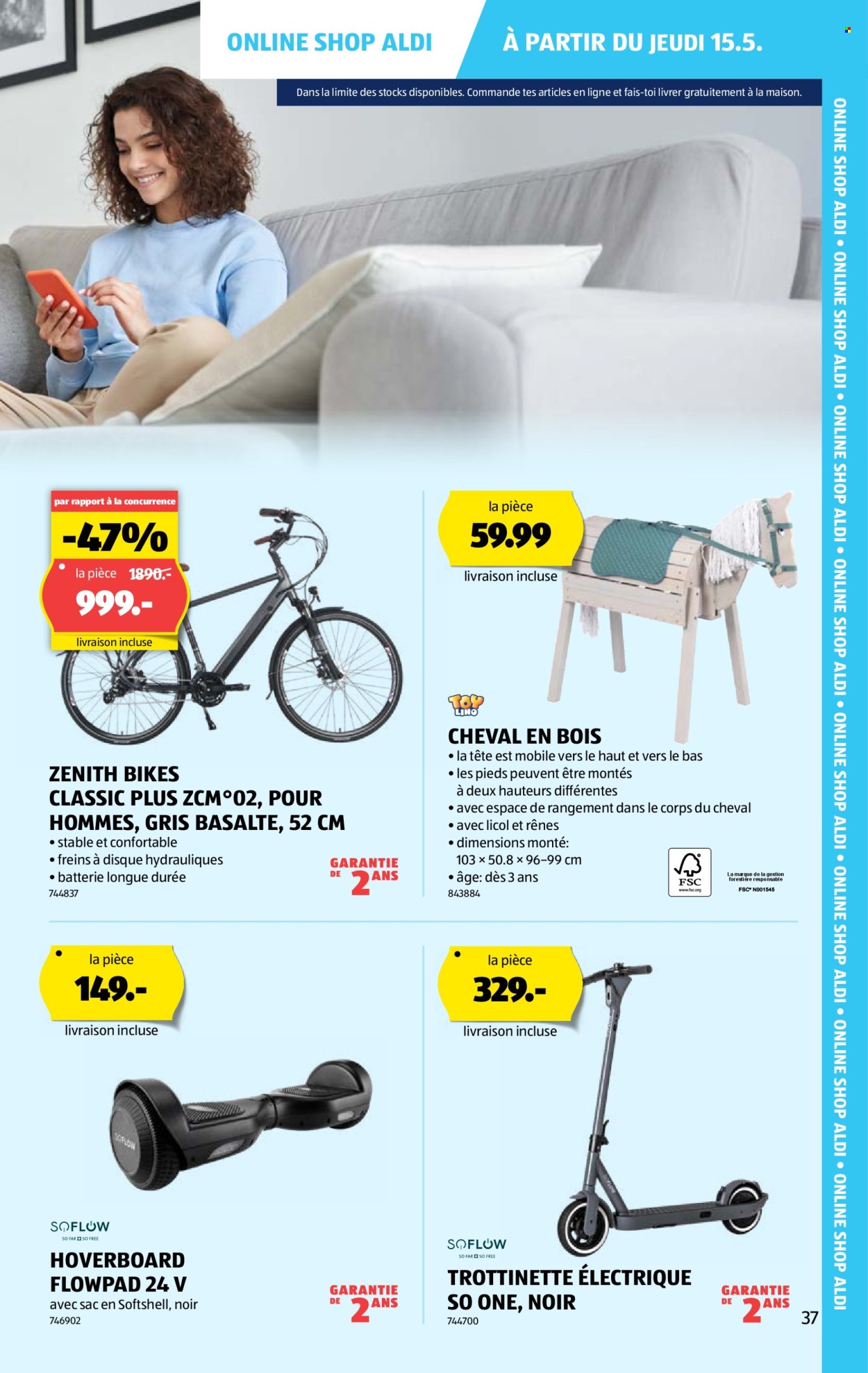 Prospekte Aldi - 15.5.2025 - 21.5.2025. Seite 37.