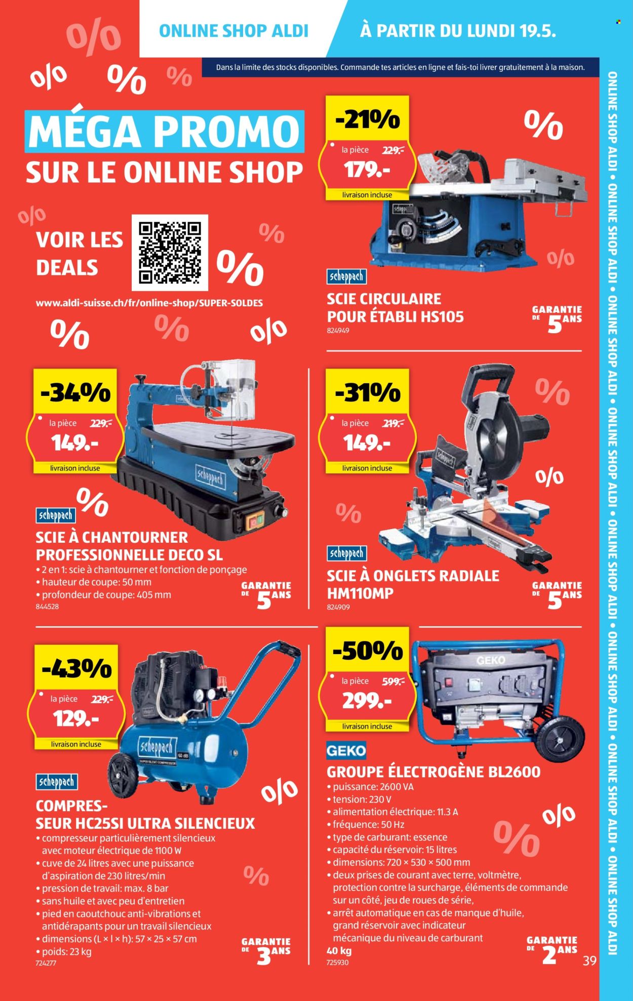 Prospekte Aldi - 15.5.2025 - 21.5.2025. Seite 39.