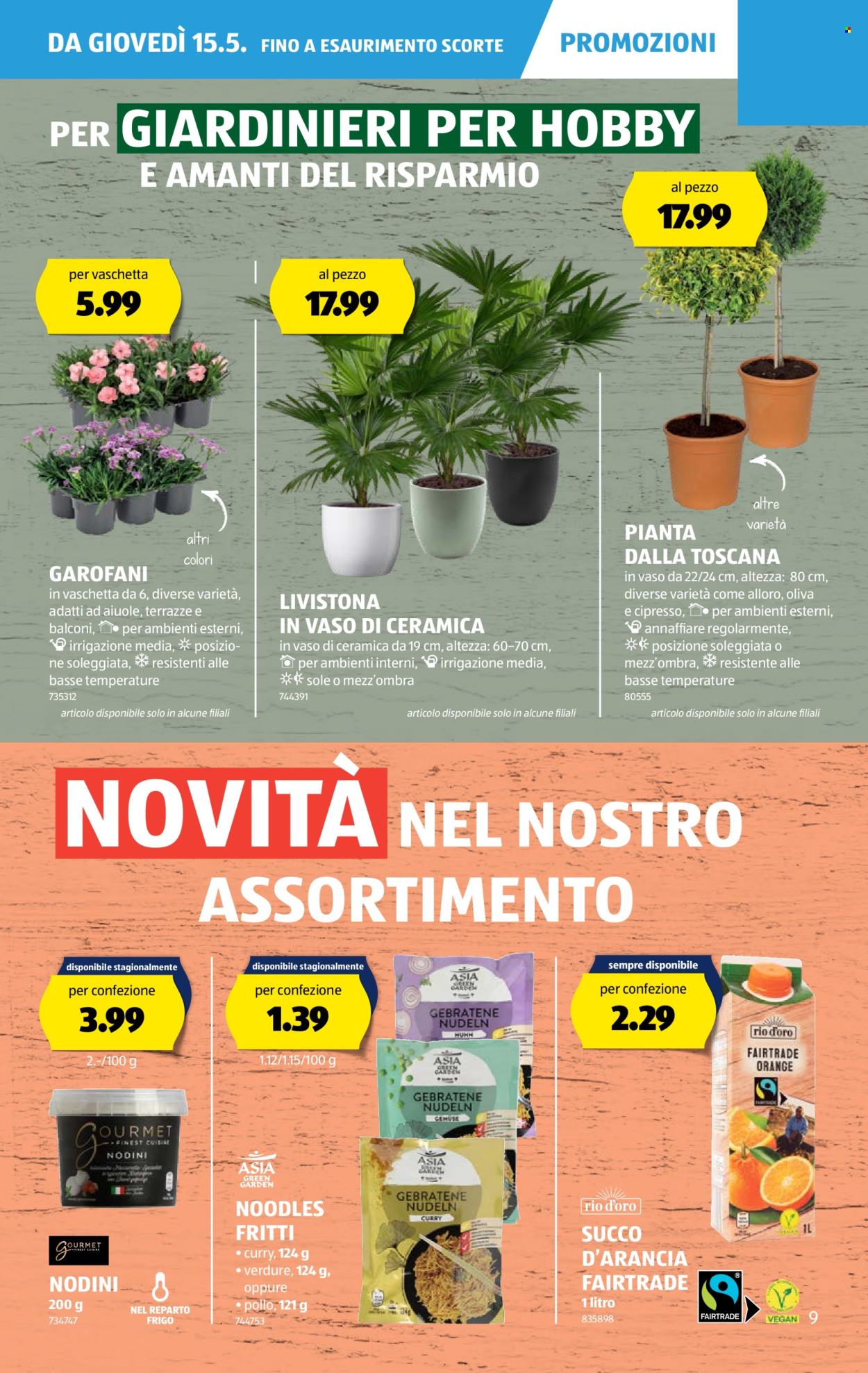 Prospekte Aldi - 15.5.2025 - 21.5.2025. Seite 9.