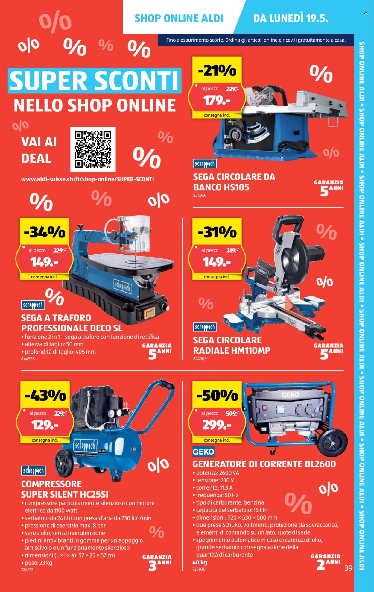 Prospekte Aldi - 15.5.2025 - 21.5.2025. Seite 39.