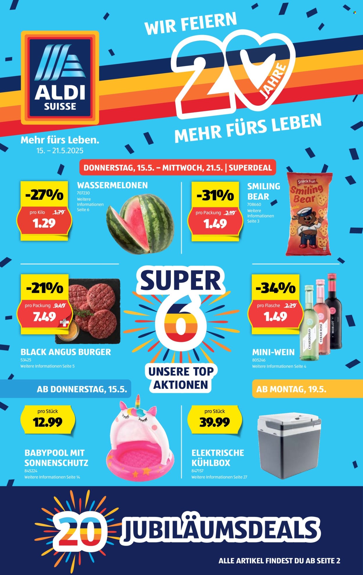 Prospekte Aldi - 15.5.2025 - 21.5.2025. Seite 1.