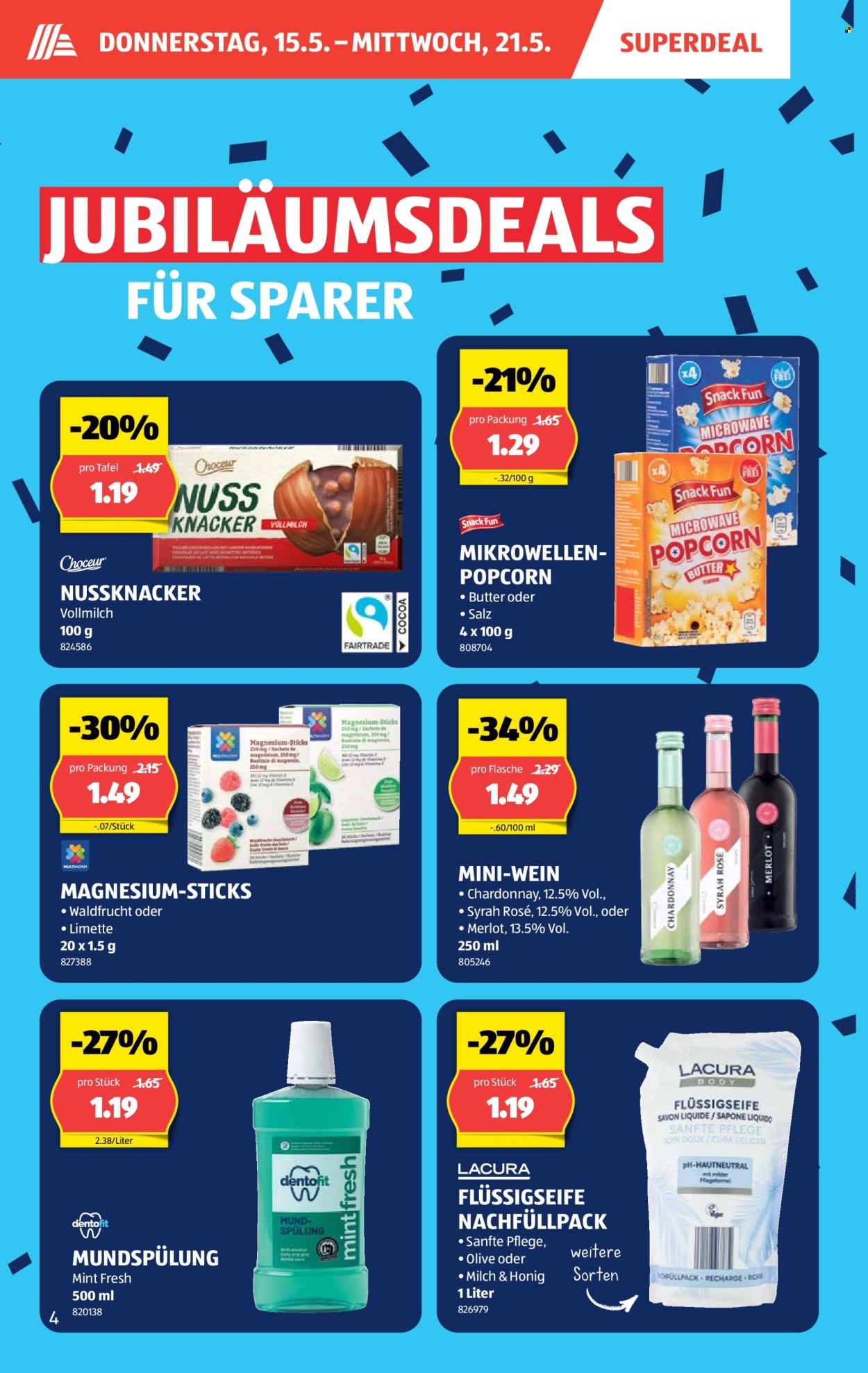 Prospekte Aldi - 15.5.2025 - 21.5.2025. Seite 4.