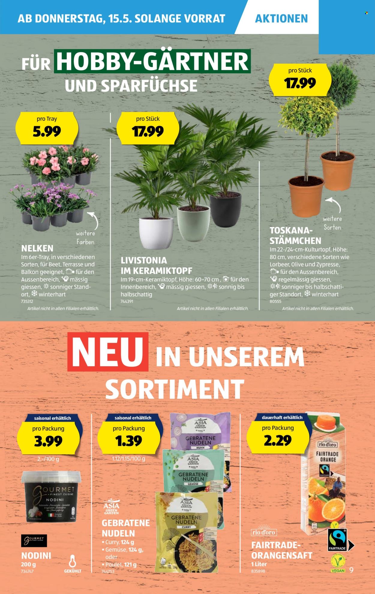 Prospekte Aldi - 15.5.2025 - 21.5.2025. Seite 9.