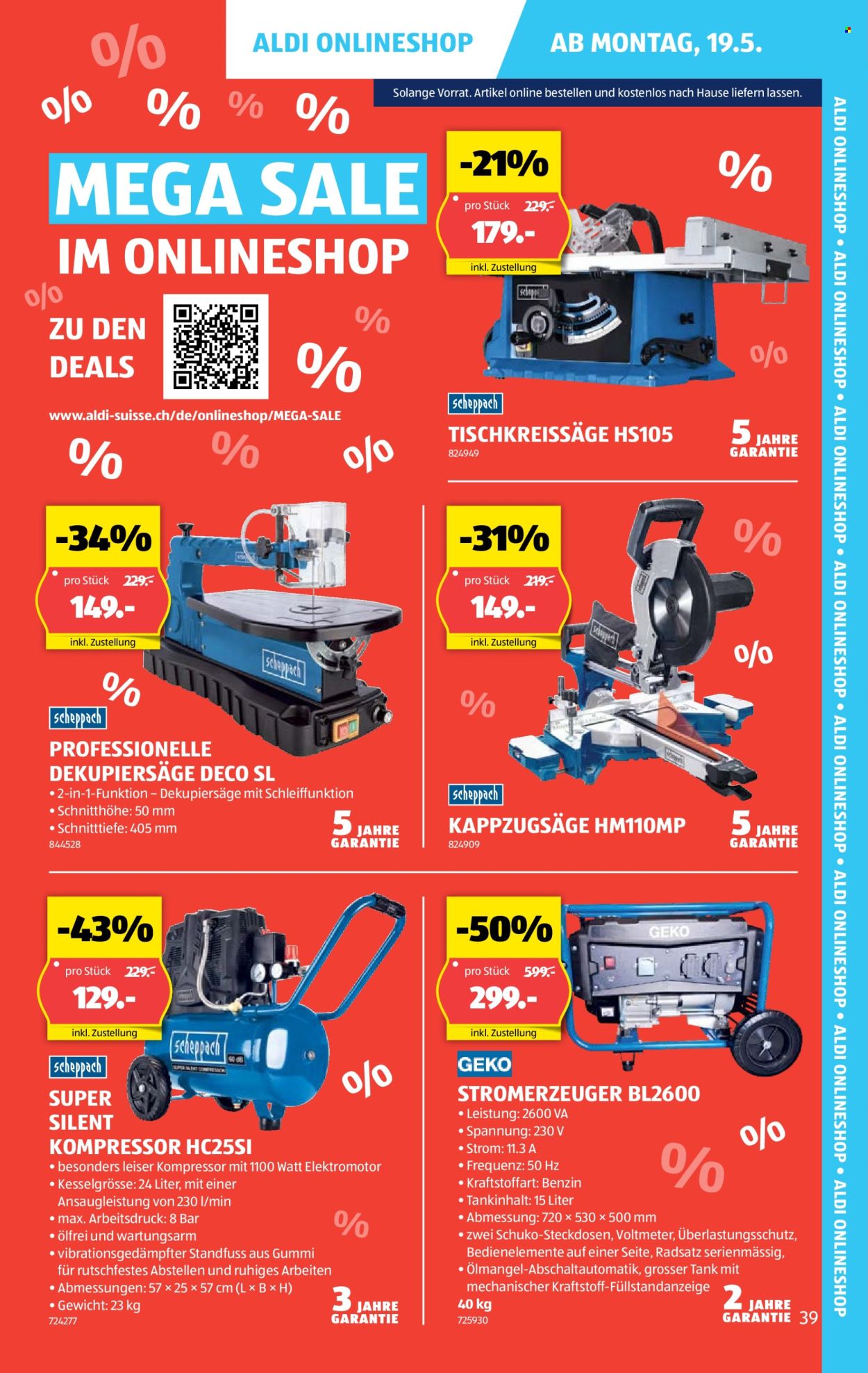 Prospekte Aldi - 15.5.2025 - 21.5.2025. Seite 39.