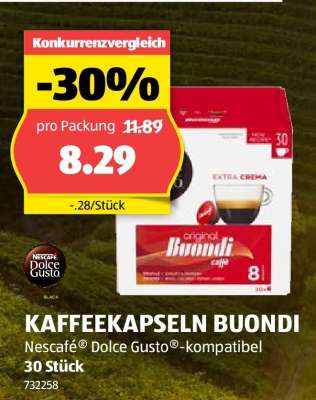KAFFEEKAPSELN BUONDI