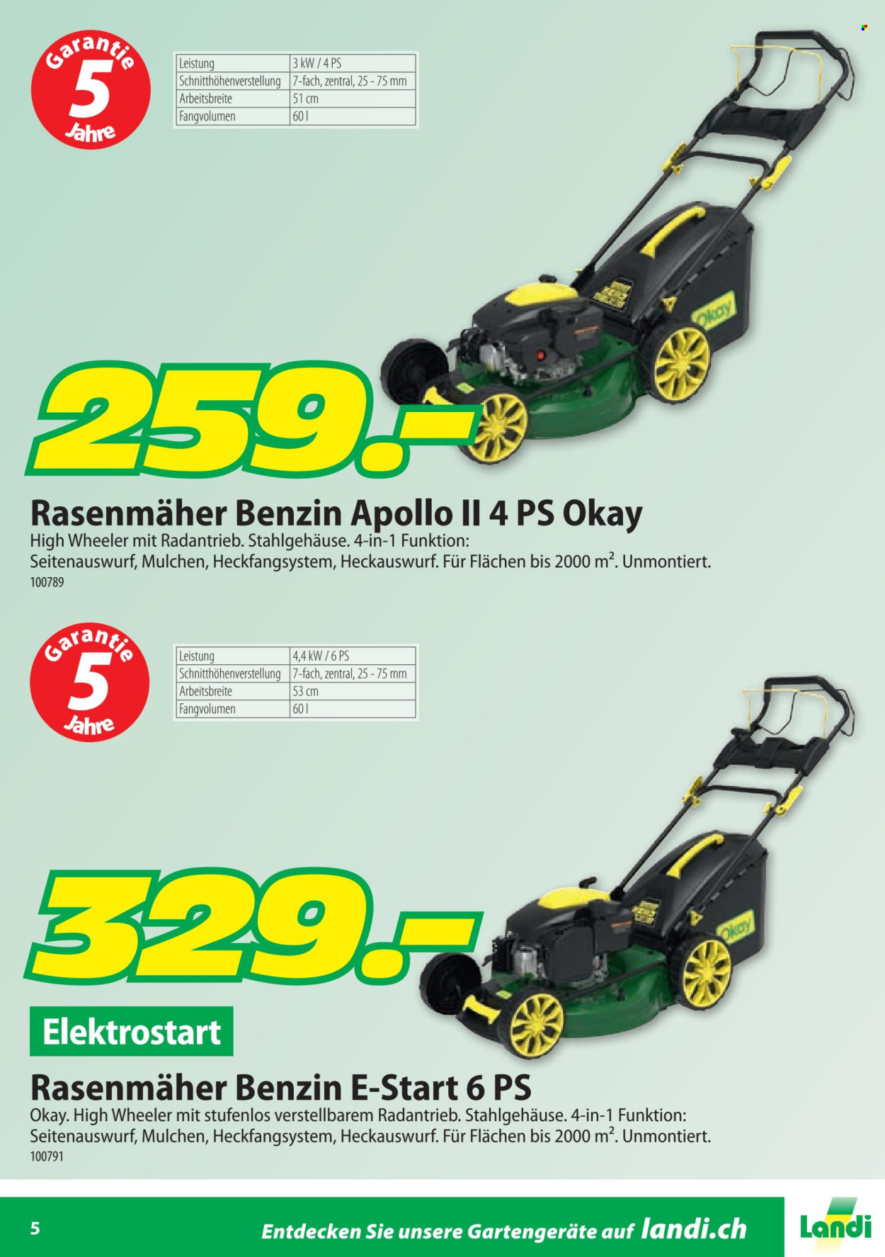 Prospekte Landi - 14.2.2026 - 31.10.2026. Seite 5. Seite 5