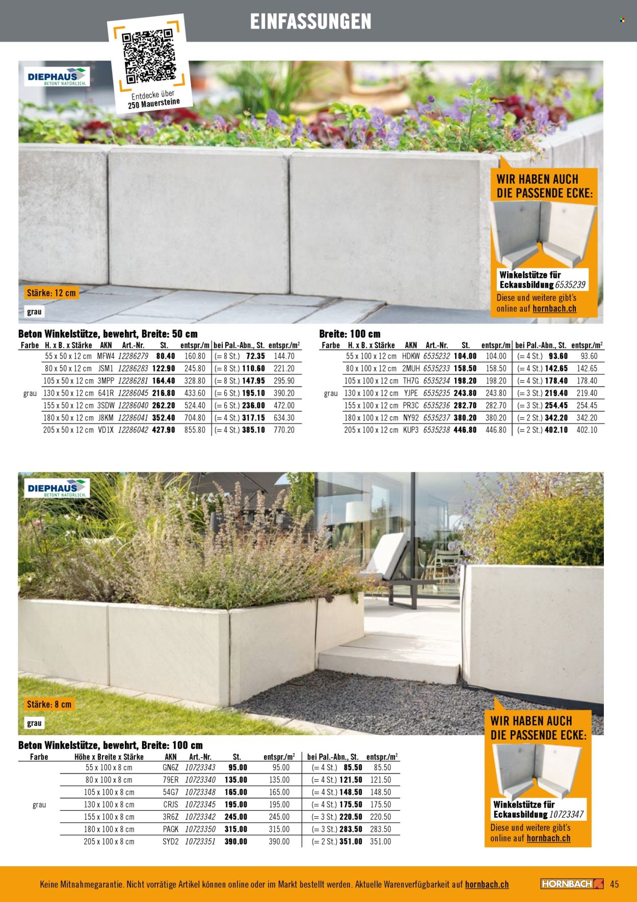 Prospekte Hornbach. Seite 45. Seite 45