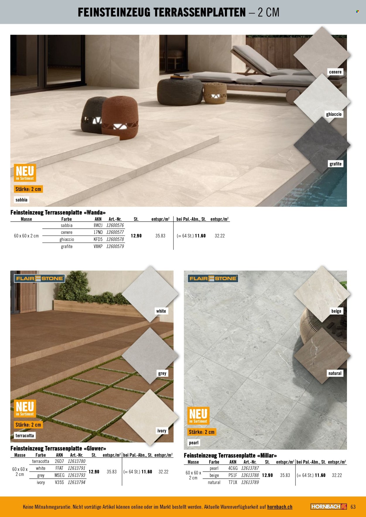 Prospekte Hornbach. Seite 63. Seite 63