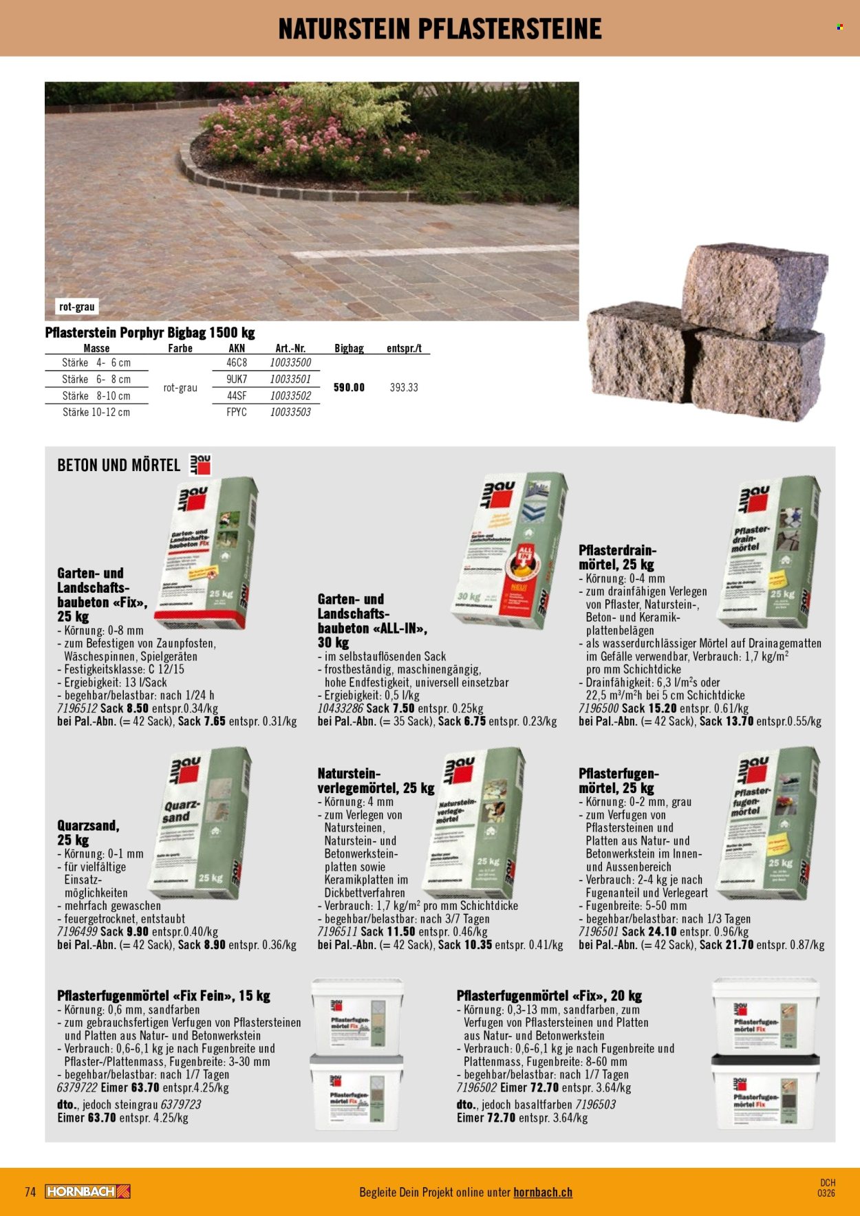 Prospekte Hornbach. Seite 74. Seite 74