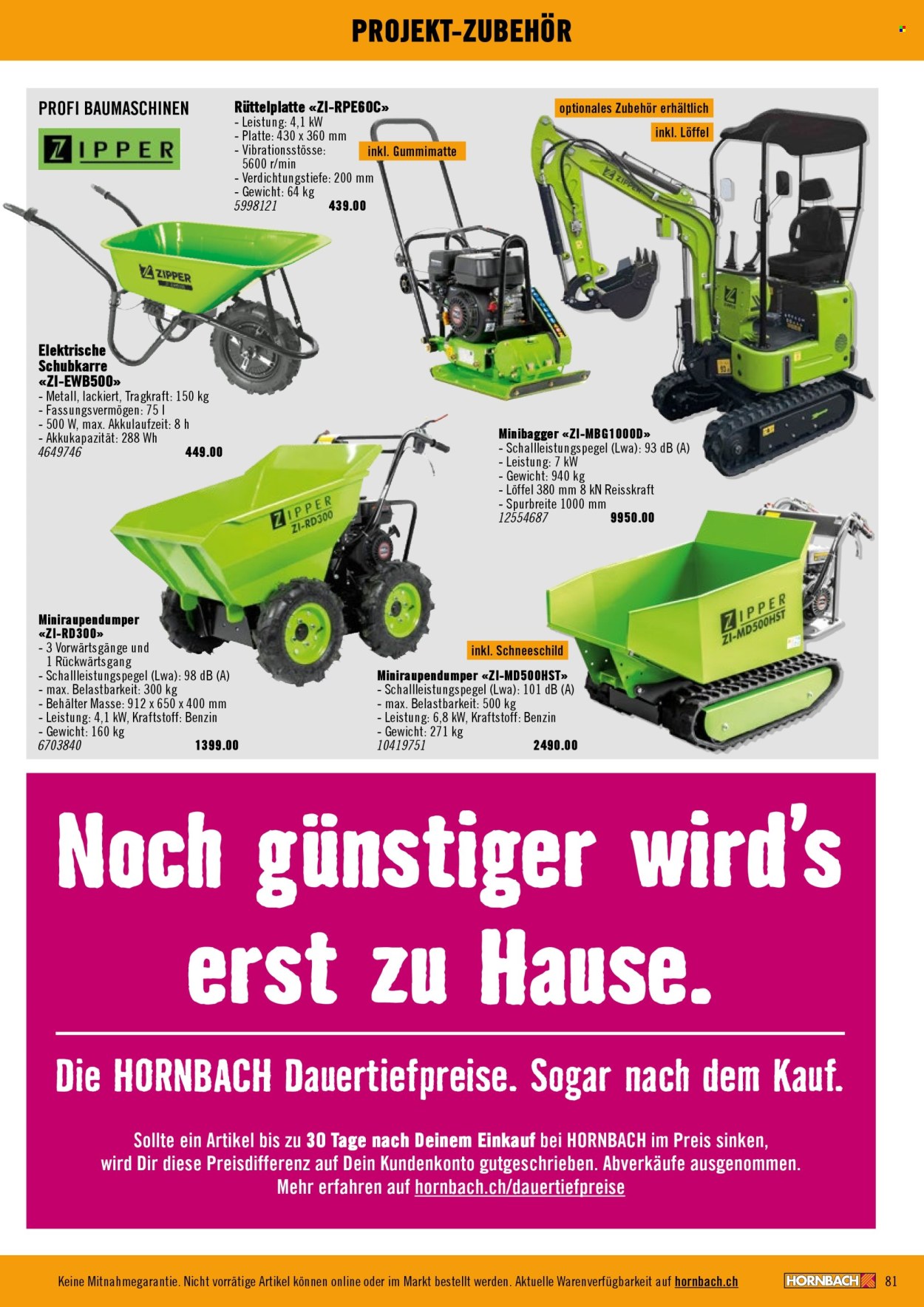 Prospekte Hornbach. Seite 81. Seite 81