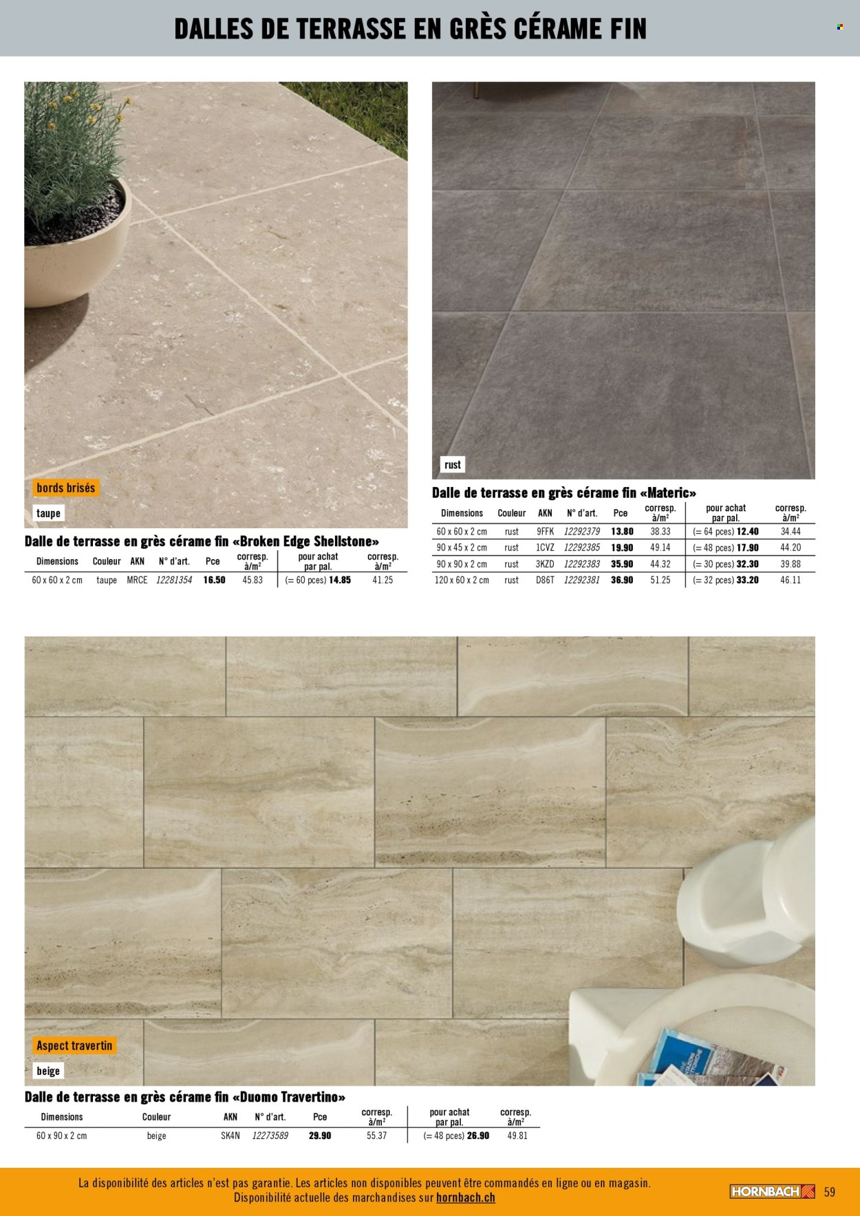 Prospekte Hornbach. Seite 59. Seite 59