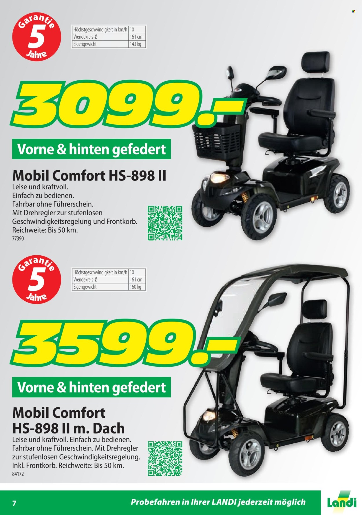 Prospekte Landi. Seite 7. Seite 7