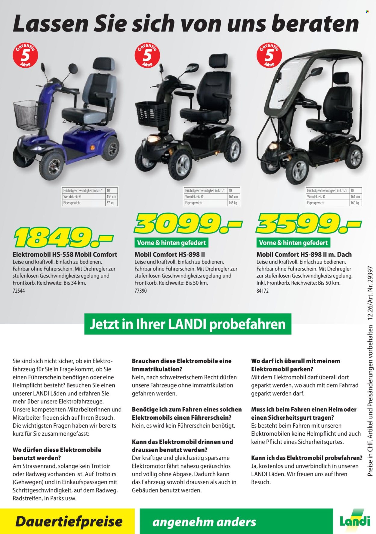 Prospekte Landi. Seite 8. Seite 8