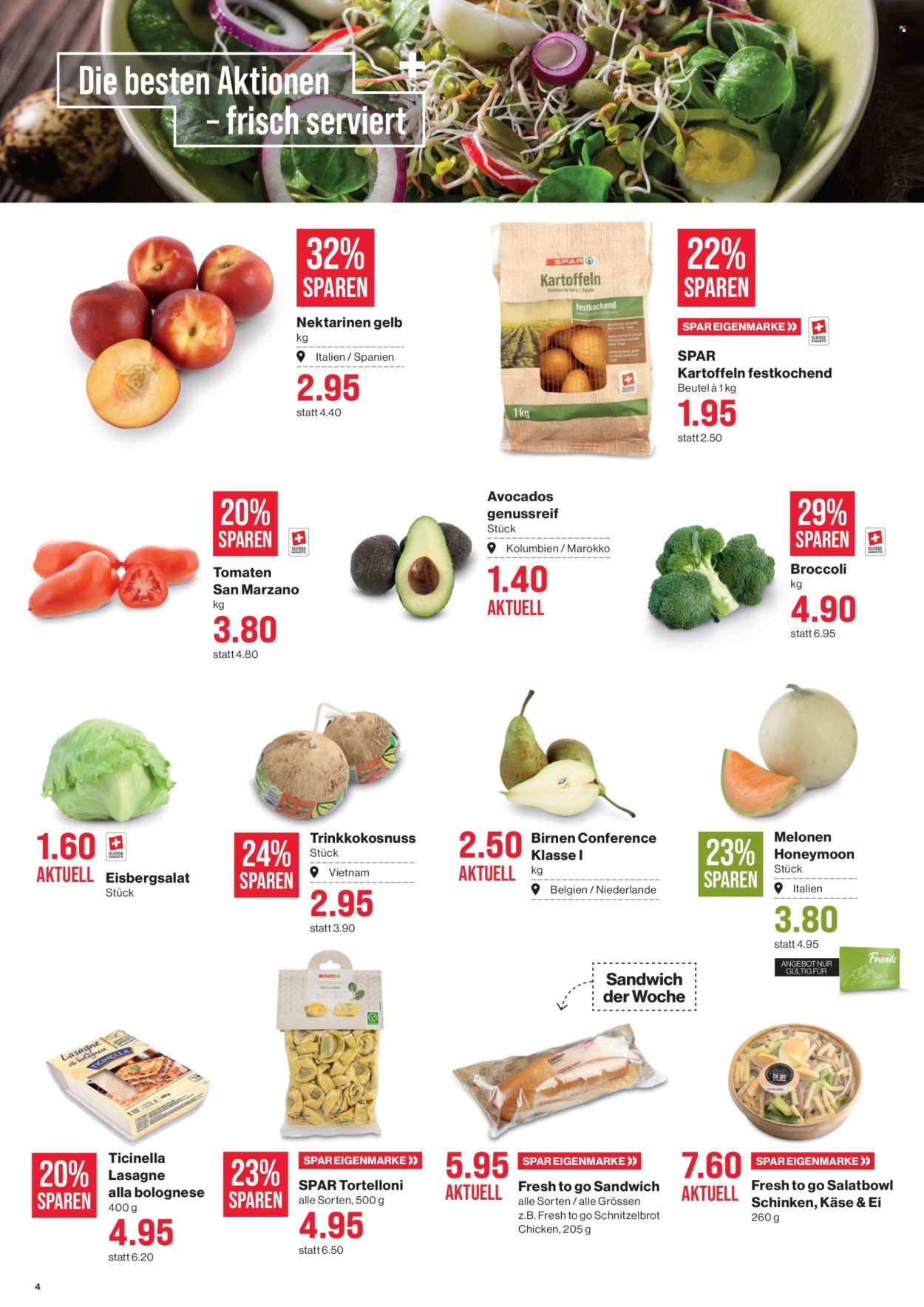 Prospekte SPAR - 11.6.2026 - 17.6.2026. Seite 4. Seite 4