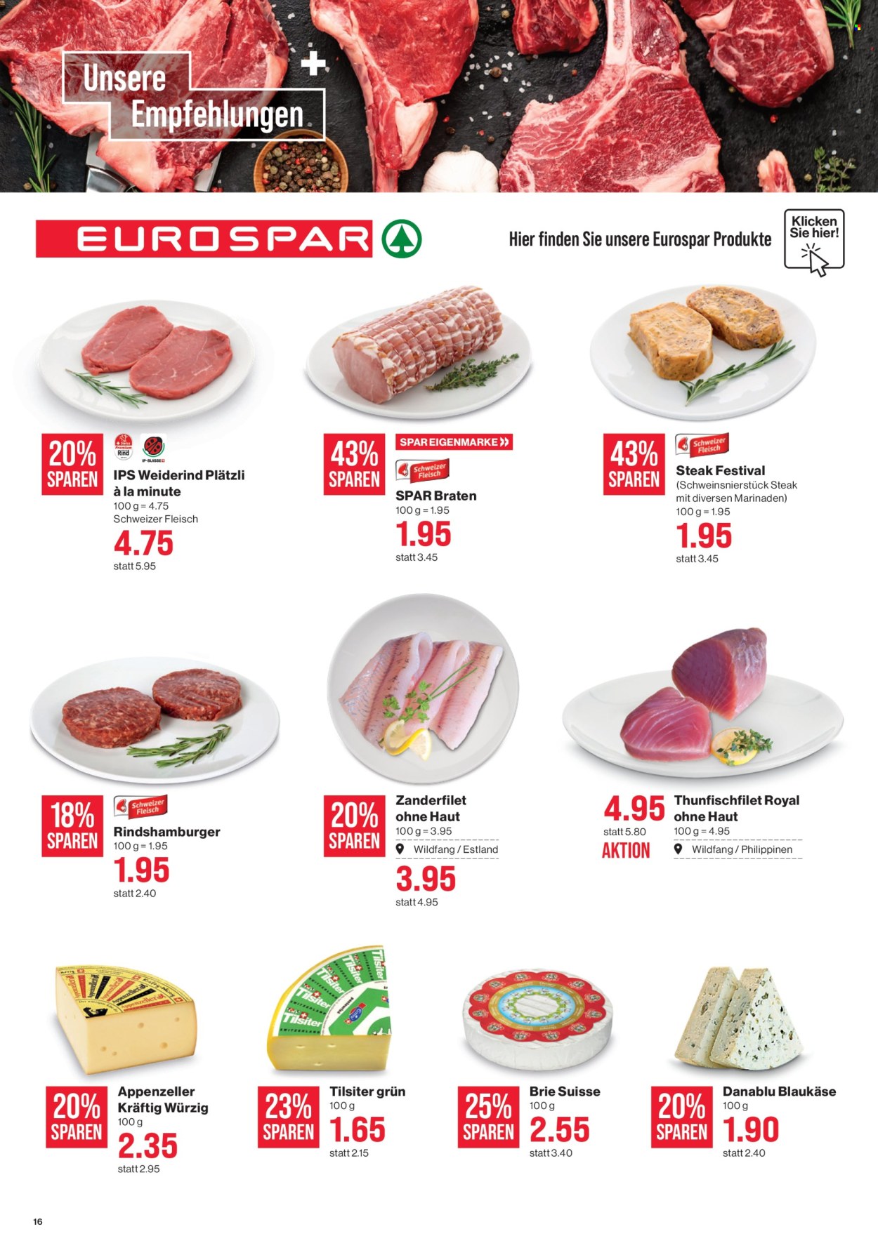 Prospekte SPAR - 11.6.2026 - 17.6.2026. Seite 16. Seite 16