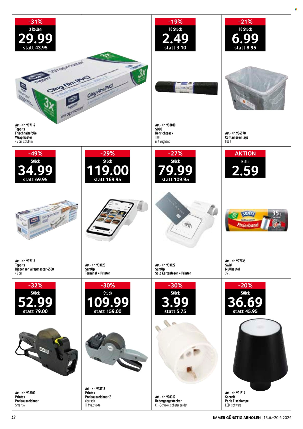 Prospekte Prodega - 15.6.2026 - 20.6.2026. Seite 42. Seite 42