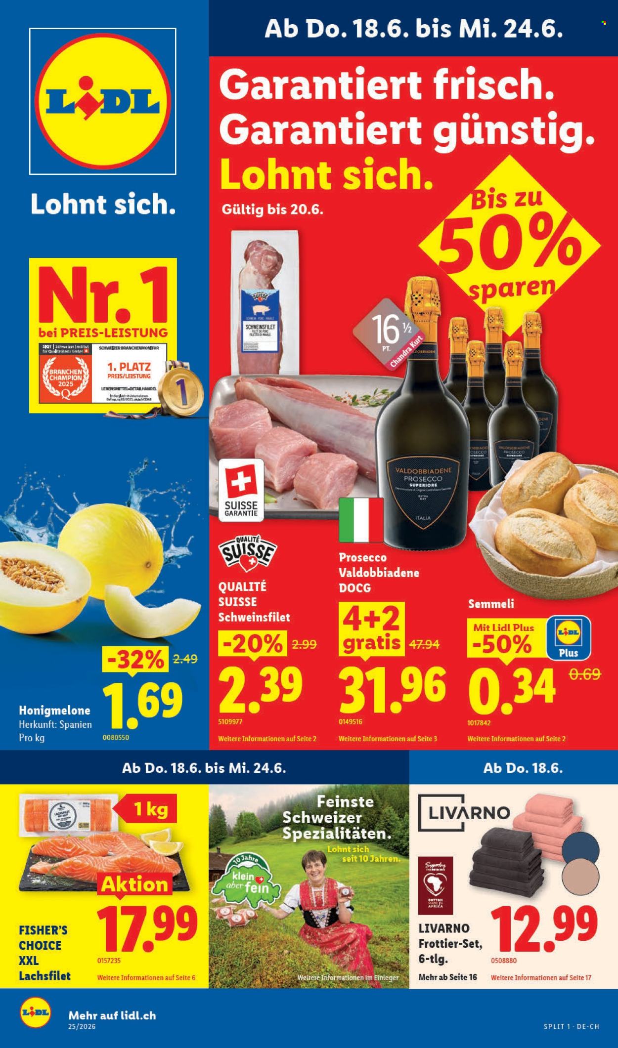 Prospekte Lidl - 18.6.2026 - 24.6.2026. Seite 1. Seite 1