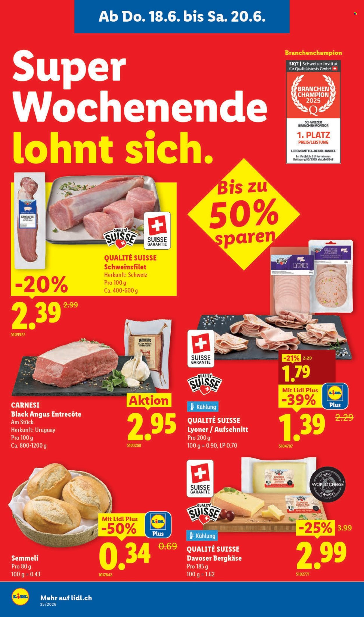Prospekte Lidl - 18.6.2026 - 24.6.2026. Seite 2. Seite 2