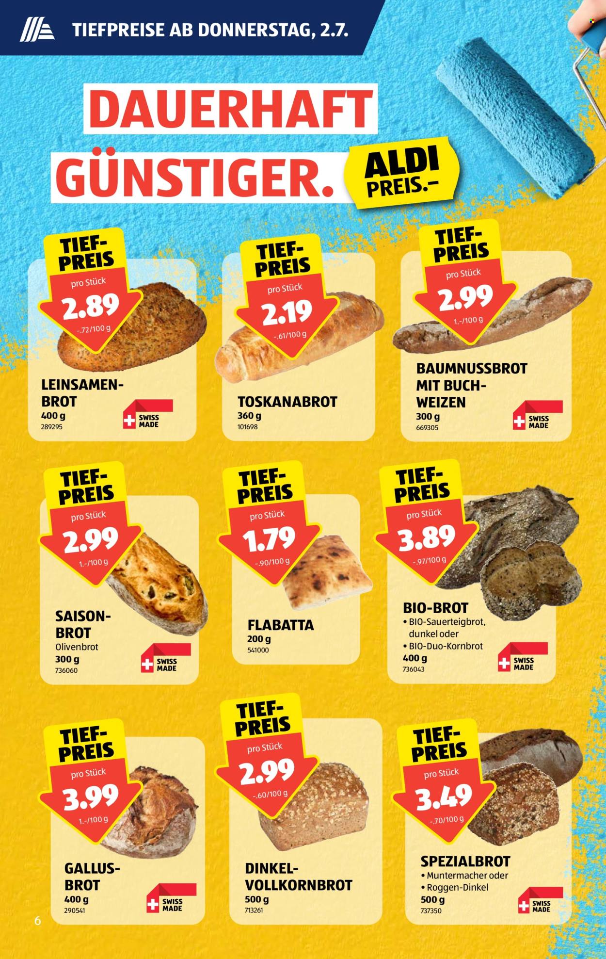 Prospekte Aldi - 2.7.2026 - 8.7.2026. Seite 6. Seite 6