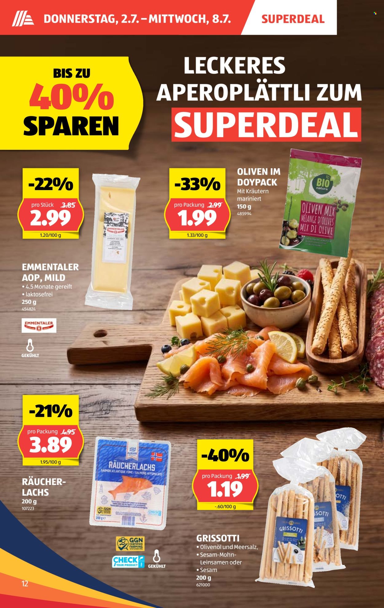 Prospekte Aldi - 2.7.2026 - 8.7.2026. Seite 12. Seite 12