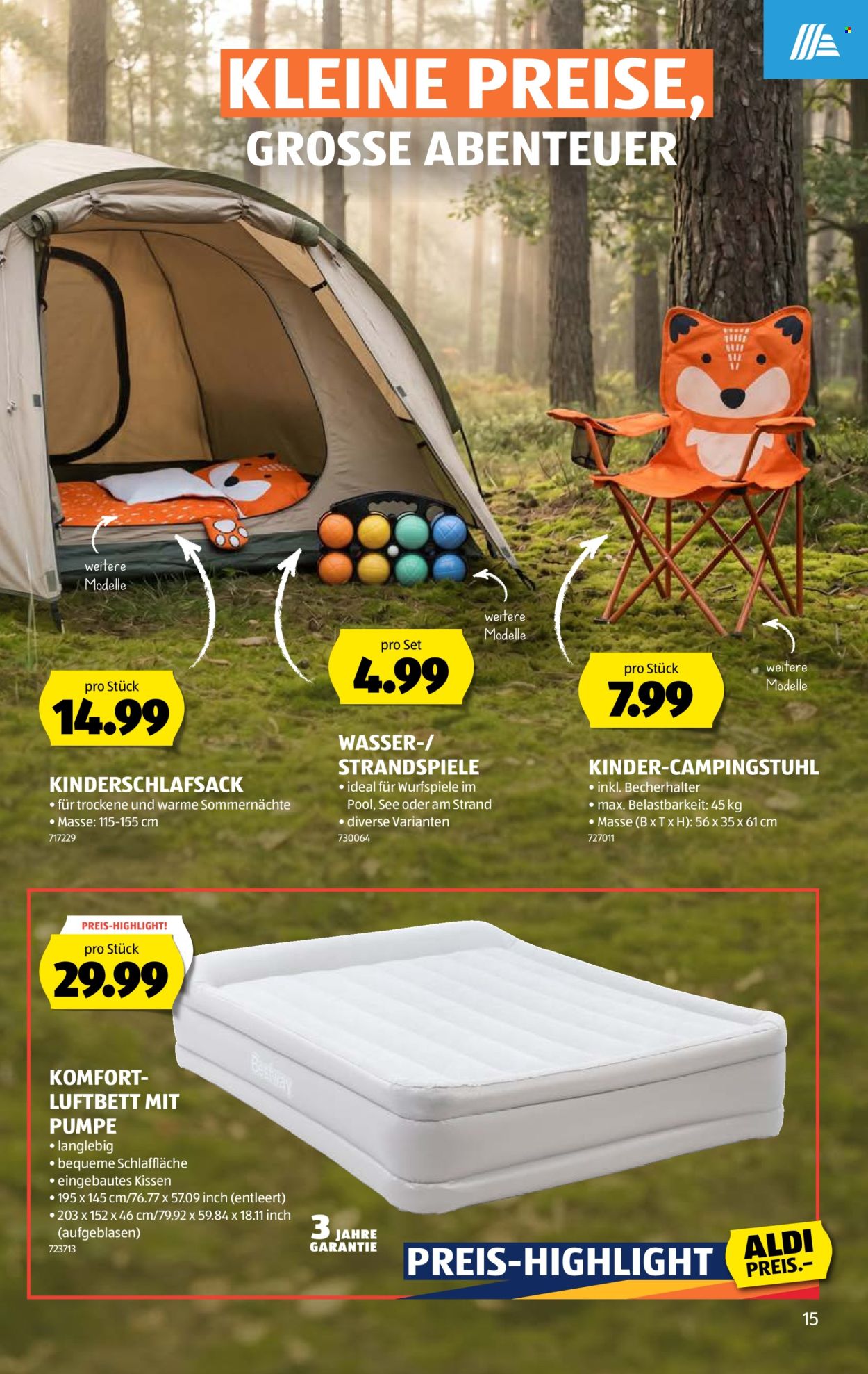 Prospekte Aldi - 2.7.2026 - 8.7.2026. Seite 15. Seite 15