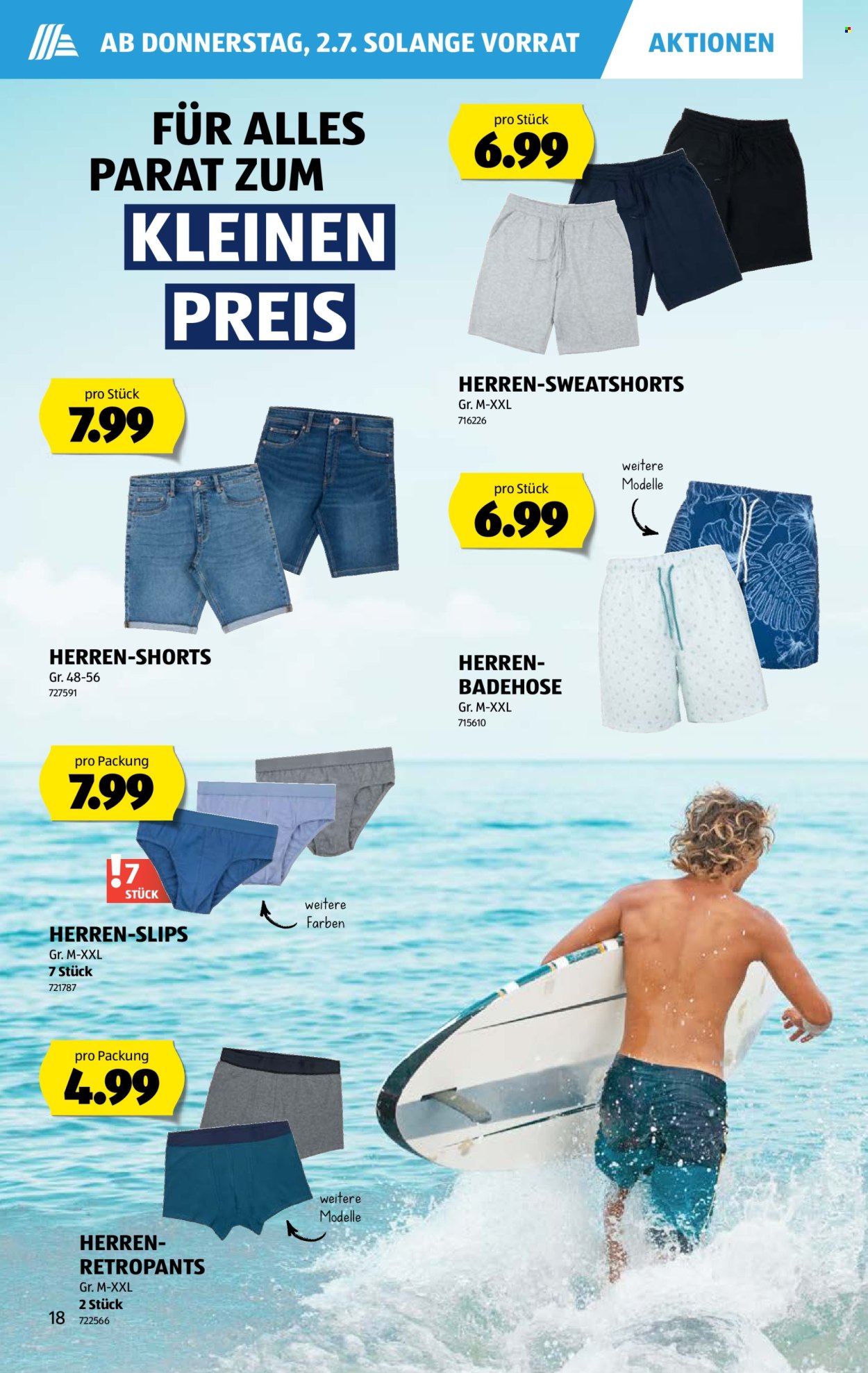 Prospekte Aldi - 2.7.2026 - 8.7.2026. Seite 18. Seite 18