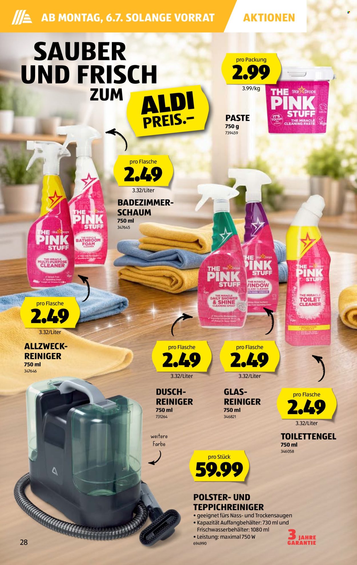 Prospekte Aldi - 2.7.2026 - 8.7.2026. Seite 28. Seite 28