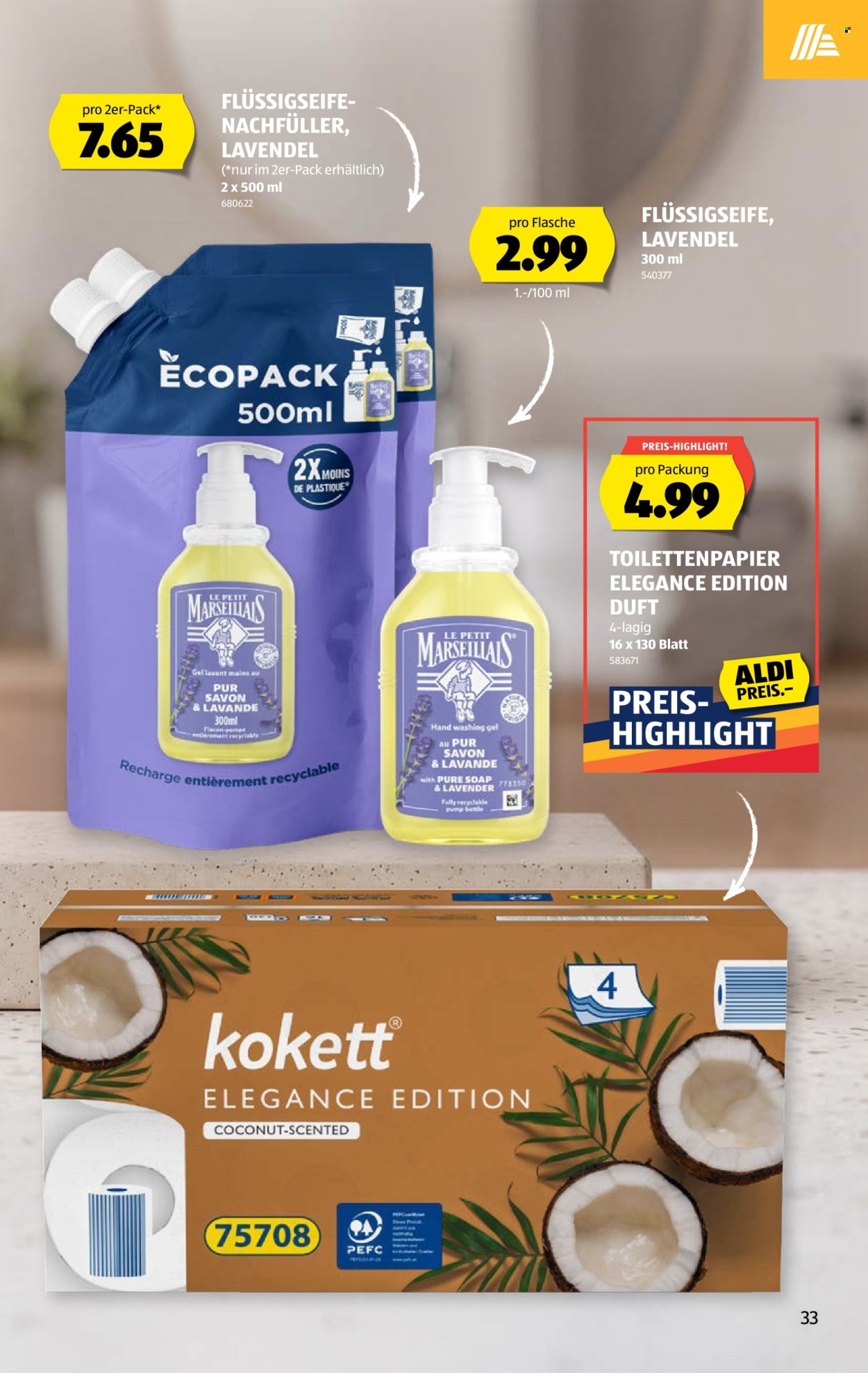 Prospekte Aldi - 2.7.2026 - 8.7.2026. Seite 33. Seite 33