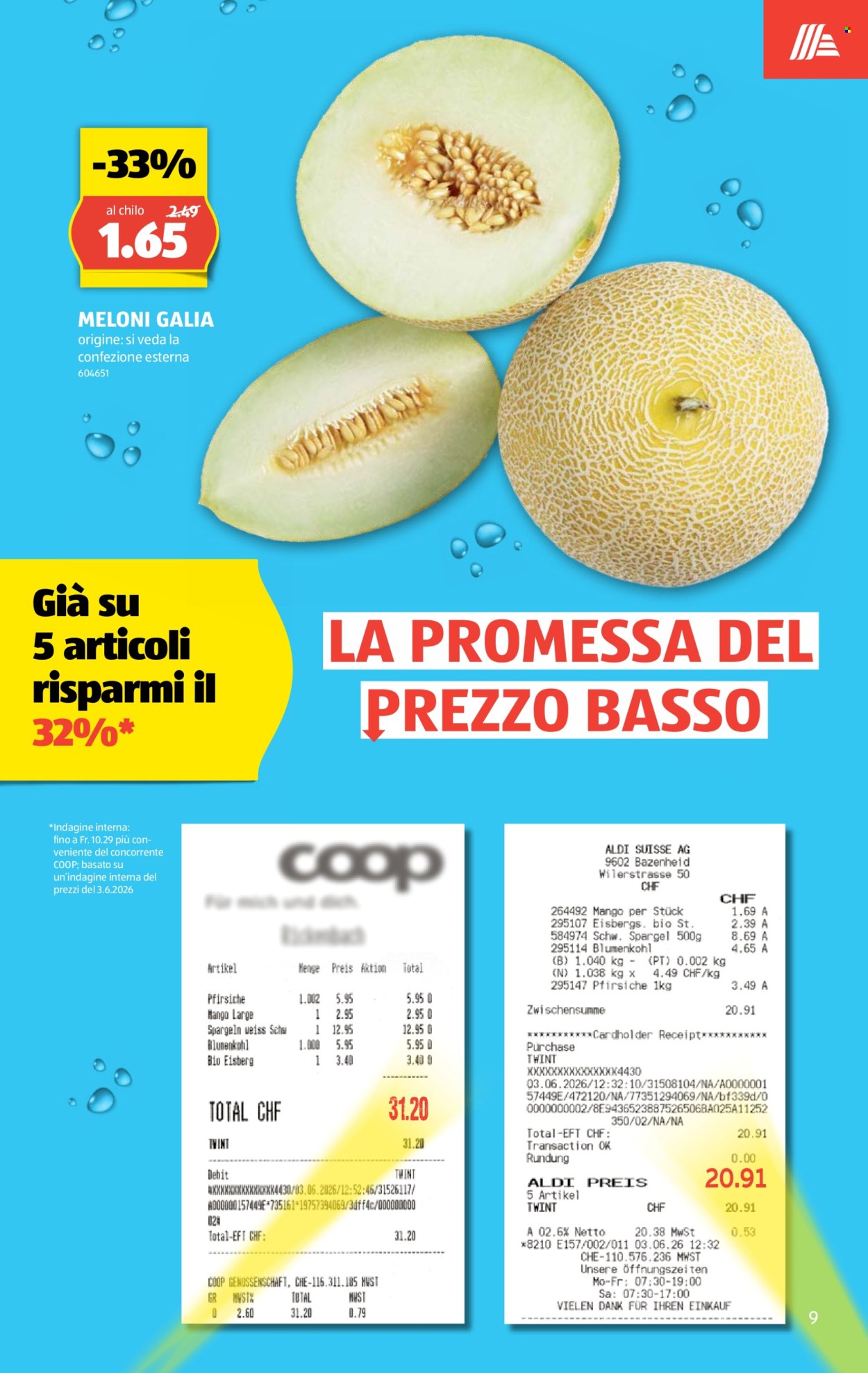 Prospekte Aldi - 2.7.2026 - 8.7.2026. Seite 9. Seite 9