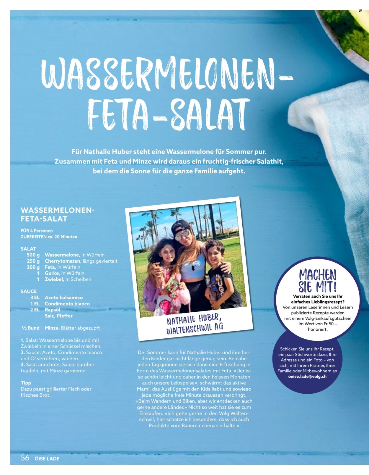 Prospekte Volg - 1.7.2026 - 31.7.2026. Seite 56. Seite 56